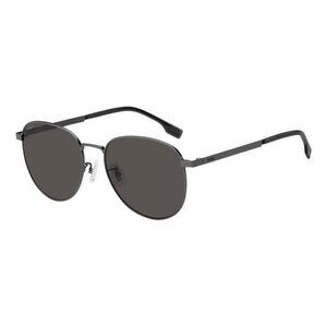 New HUGO BOSS Grey Aviator BOSS 1536/F/S V81IR Sunglasses Women